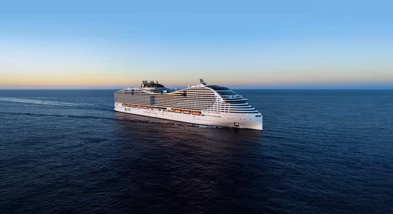 MSC World Europa at sea