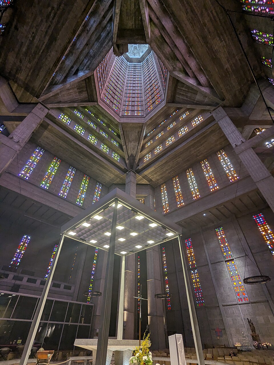 Interior of St. Joseph’s Church in Le Havre